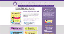 Desktop Screenshot of furryfriendsrescue.org